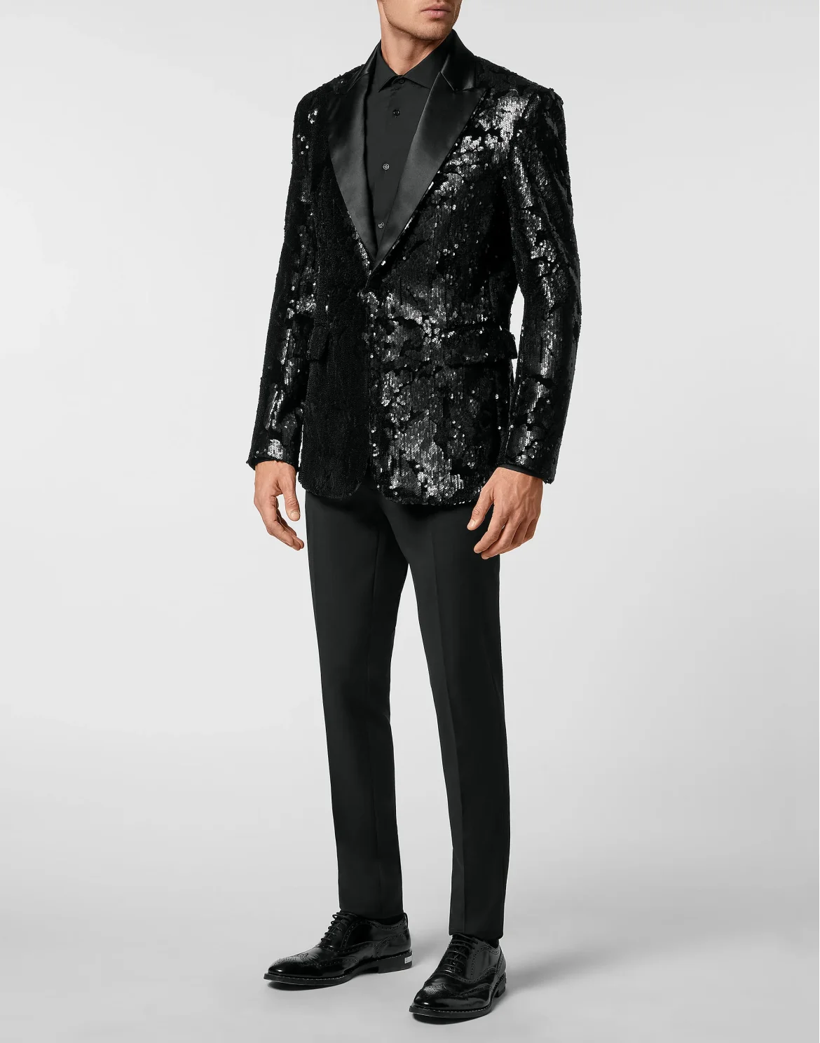 Blazer Lord Fit Paillettes, цвет: Черный