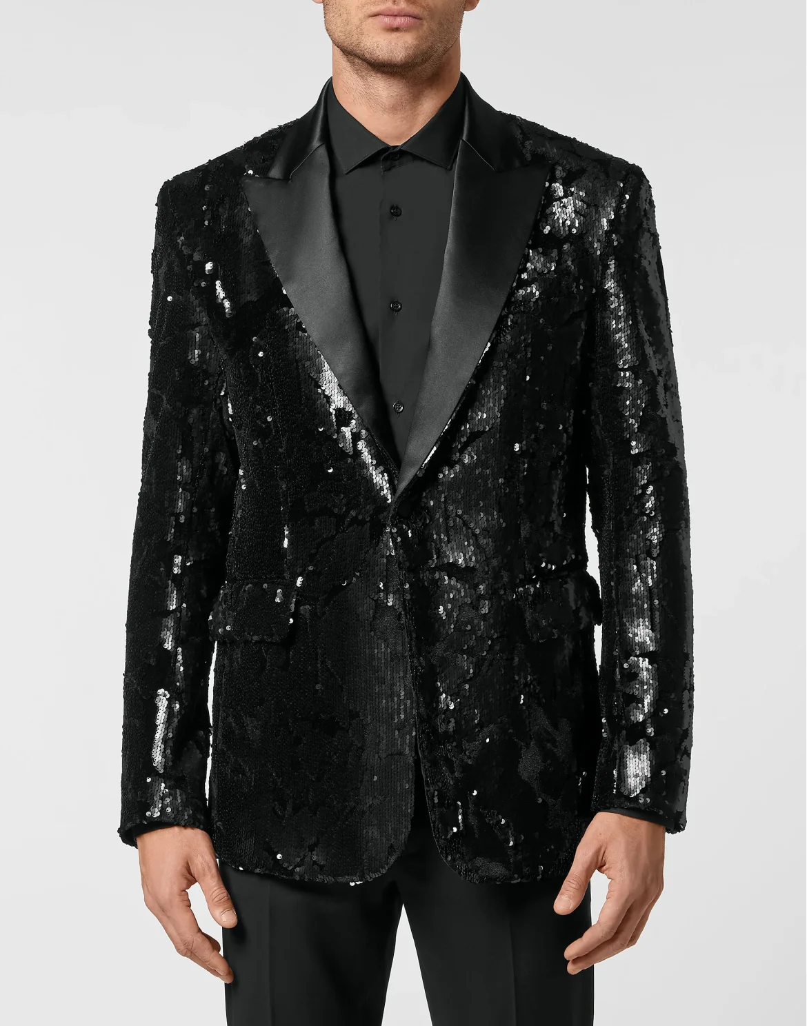 Blazer Lord Fit Paillettes, цвет: Черный