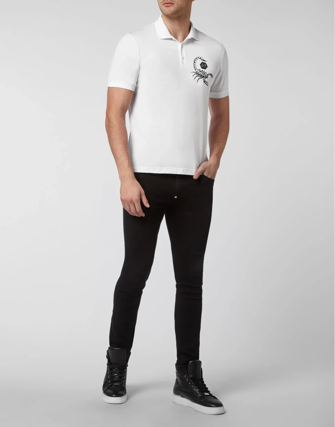 Slim Fit Polo shirt SS, цвет: Белый