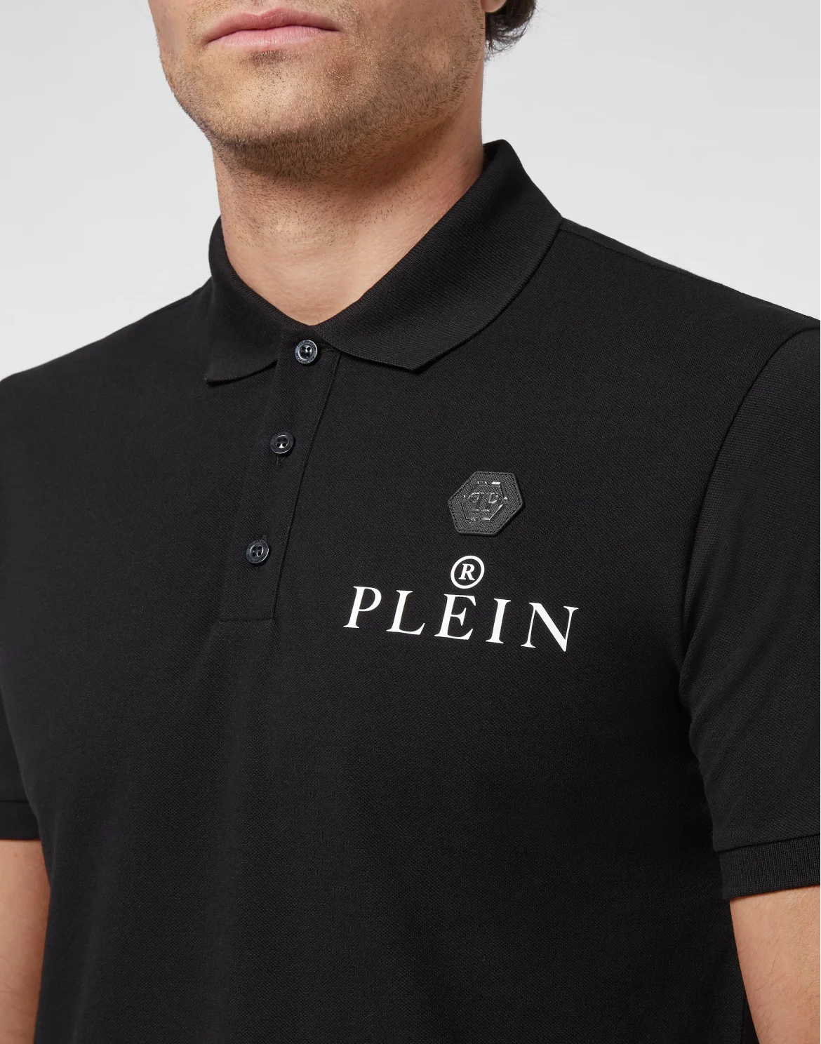 Slim Fit Polo shirt SS, цвет: Черный