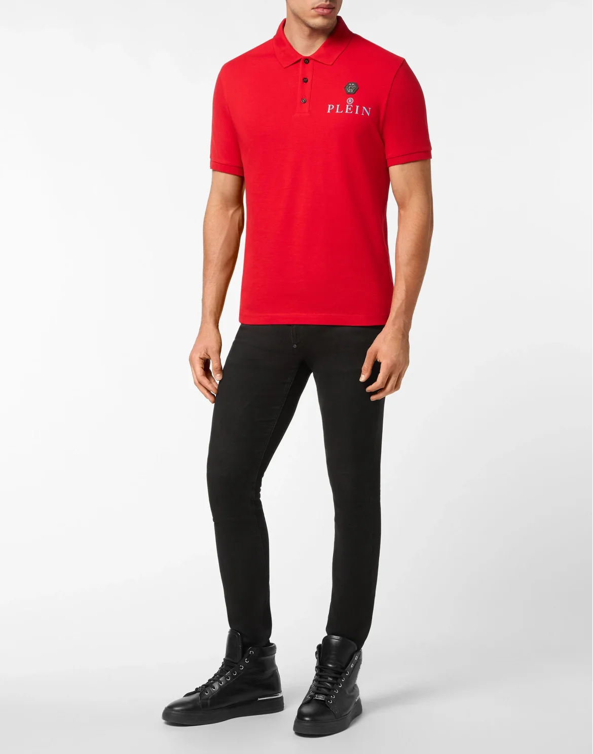 Slim Fit Polo shirt SS, цвет: Красный