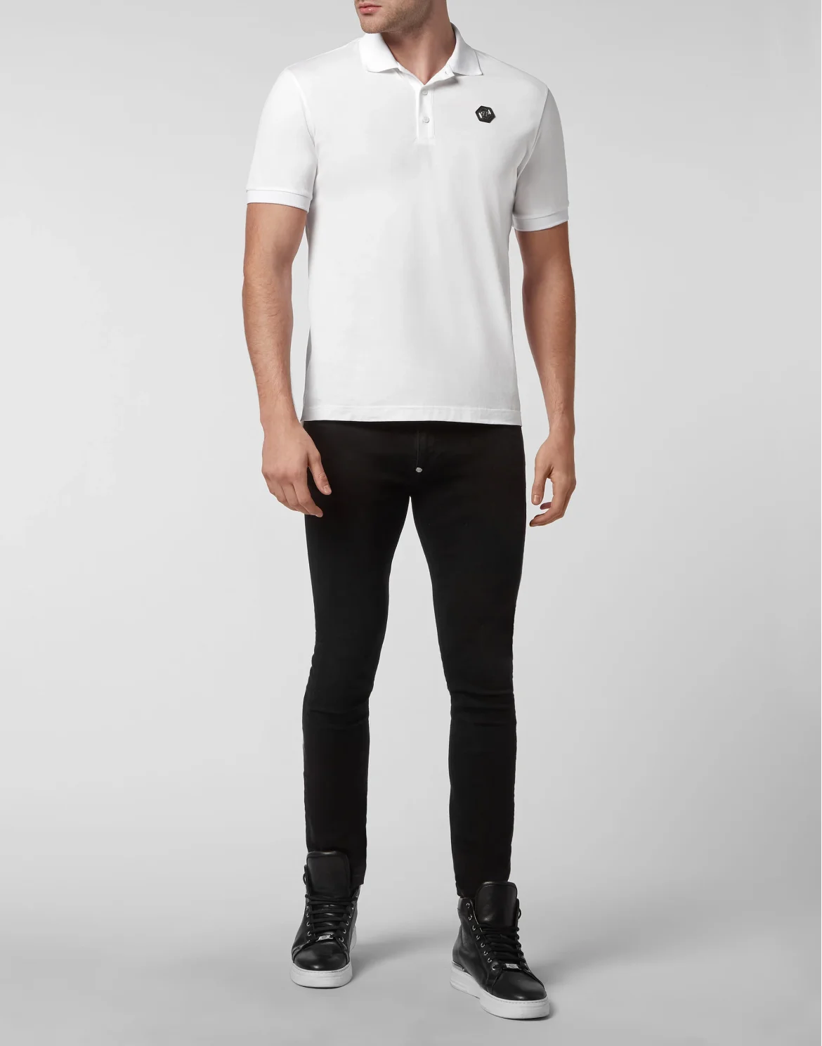 Slim Fit Polo shirt SS, цвет: Белый