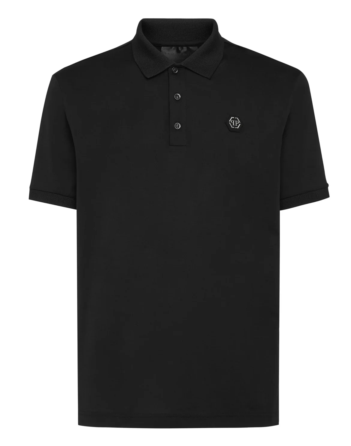 Slim Fit Polo shirt SS, цвет: Черный