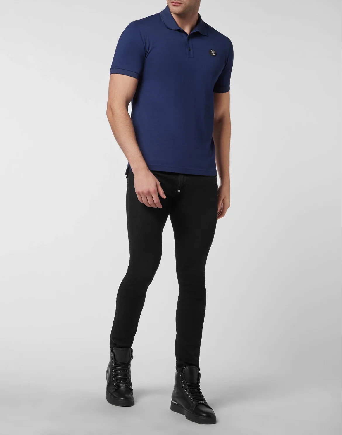 Slim Fit Polo shirt SS, цвет: Синий