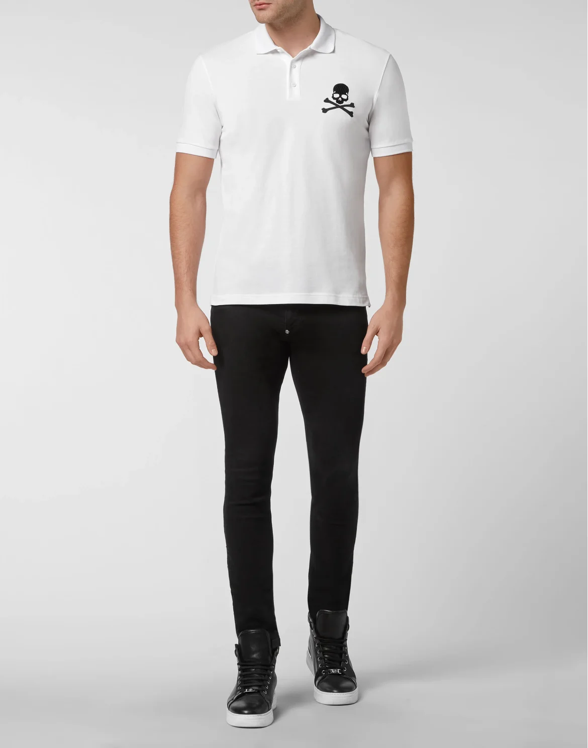 Slim Fit Polo shirt SS, цвет: Белый