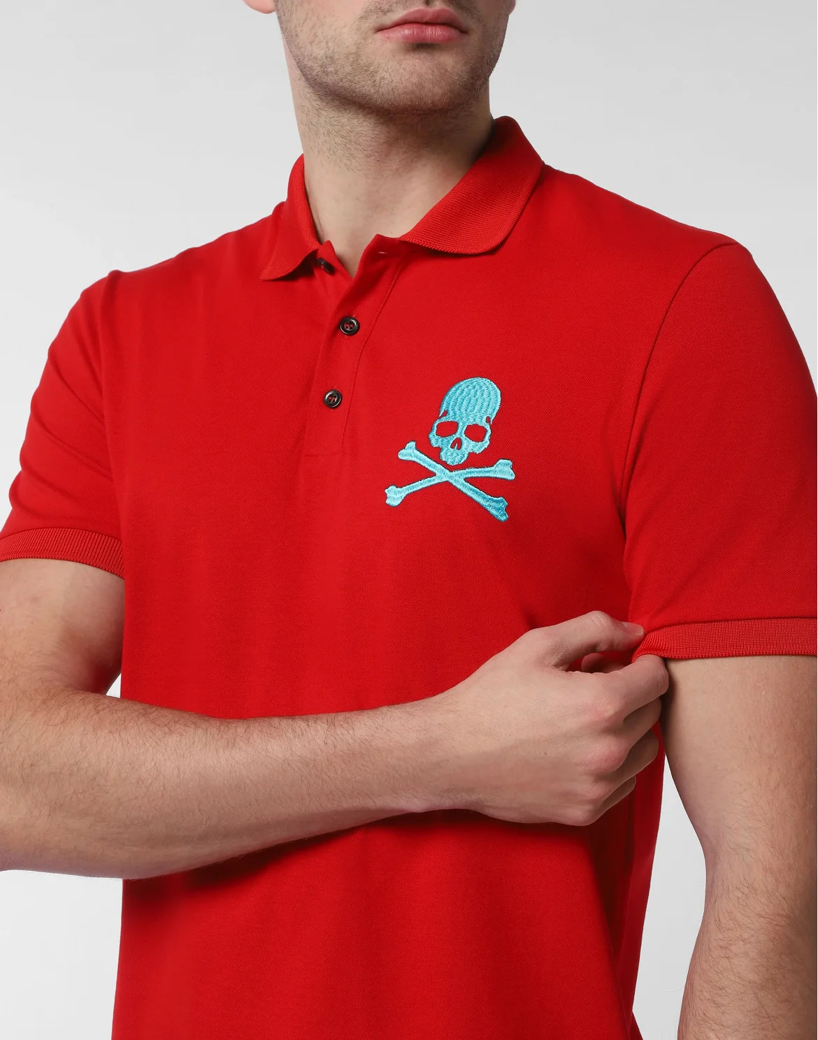 Slim Fit Polo shirt SS, цвет: Красный