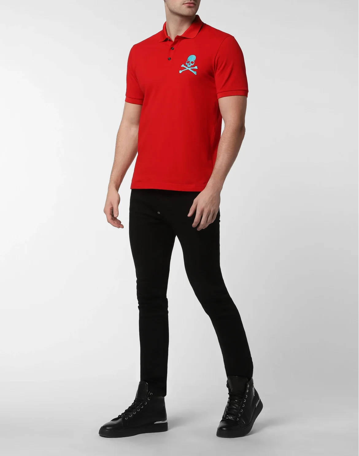 Slim Fit Polo shirt SS, цвет: Красный