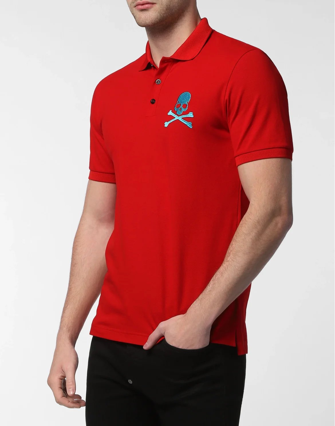 Slim Fit Polo shirt SS, цвет: Красный