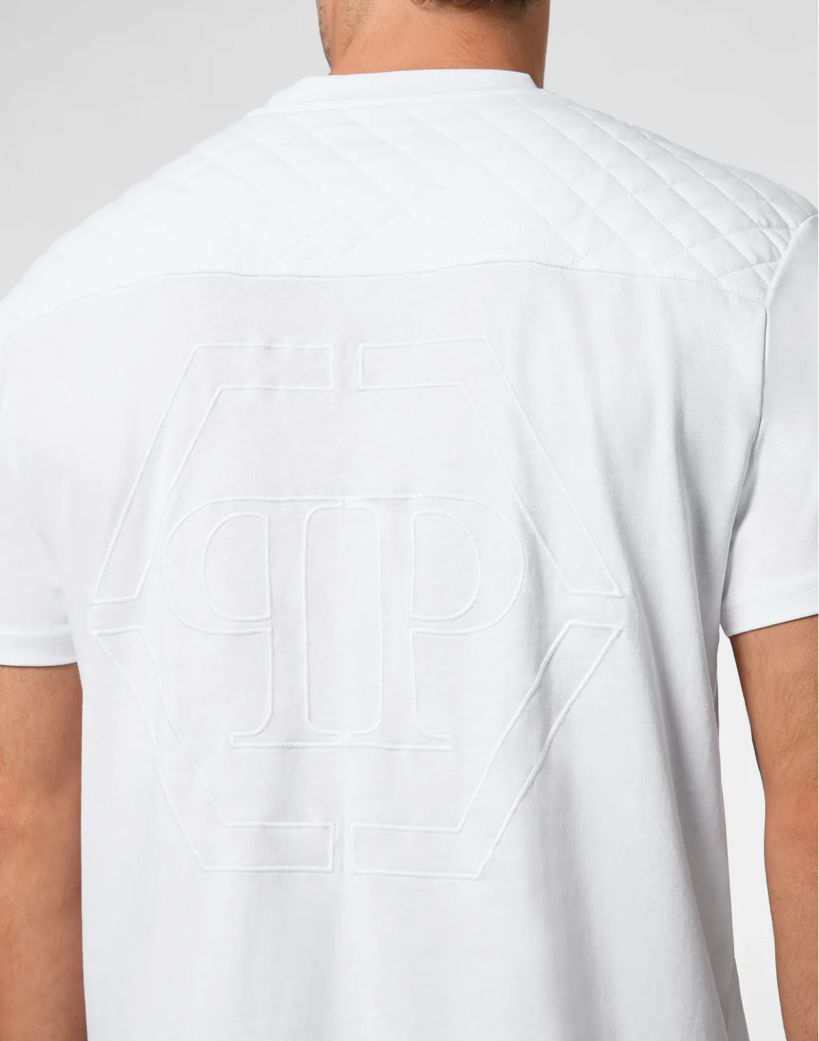 T-shirt Round Neck SS Hexagon, цвет: Белый