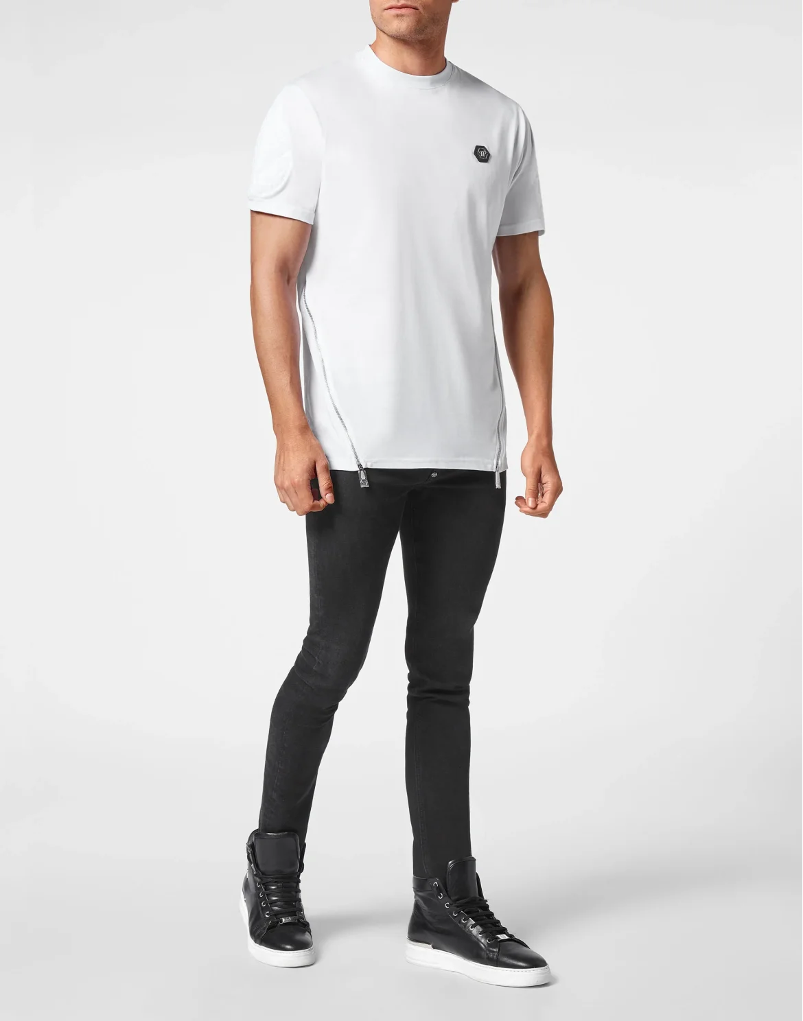 T-shirt Round Neck SS Hexagon, цвет: Белый