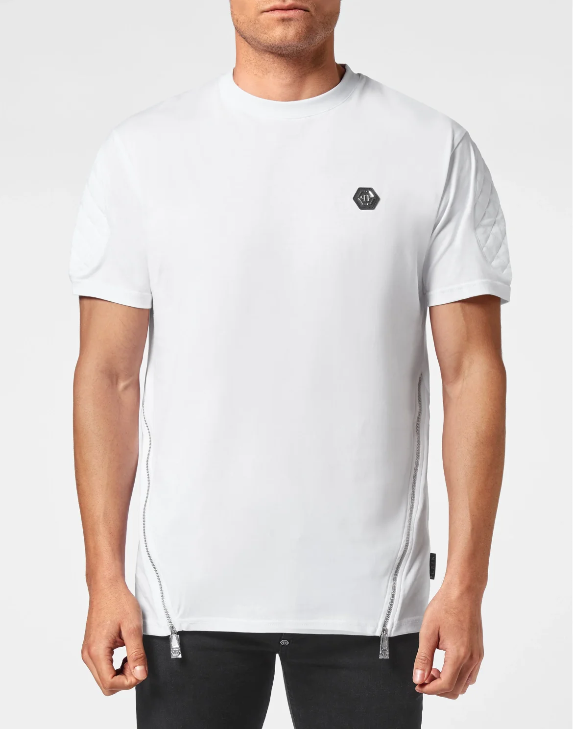 T-shirt Round Neck SS Hexagon, цвет: Белый