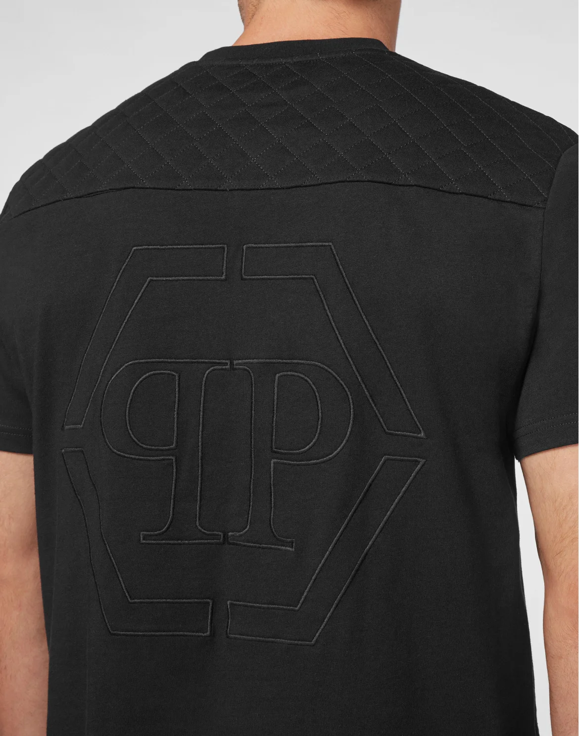 T-shirt Round Neck SS Hexagon, цвет: Черный