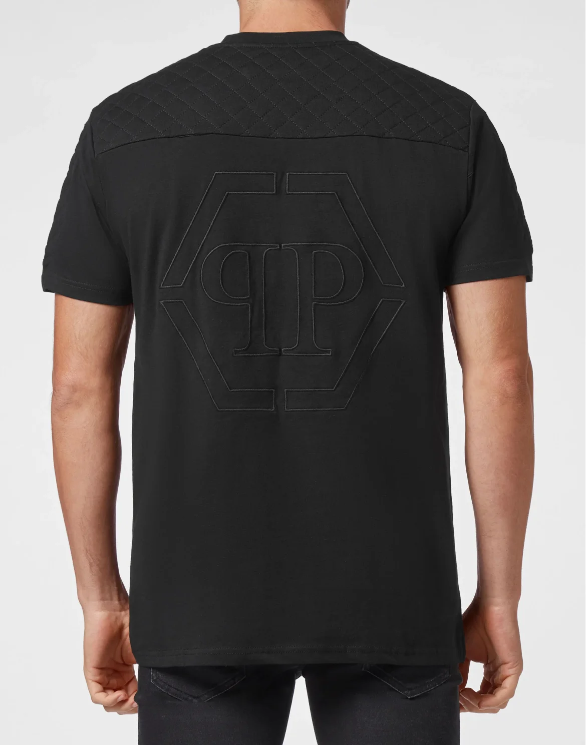 T-shirt Round Neck SS Hexagon, цвет: Черный