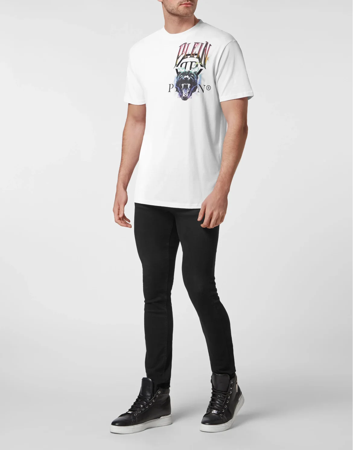 T-shirt Round Neck SS Philipp Plein TM, цвет: Белый