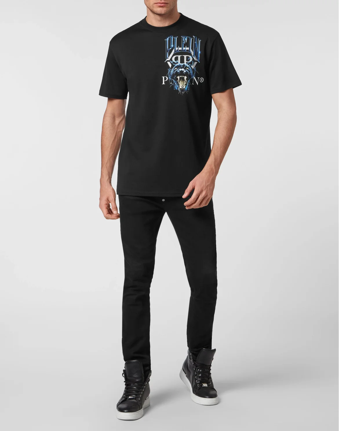 T-shirt Round Neck SS Philipp Plein TM, цвет: Черный