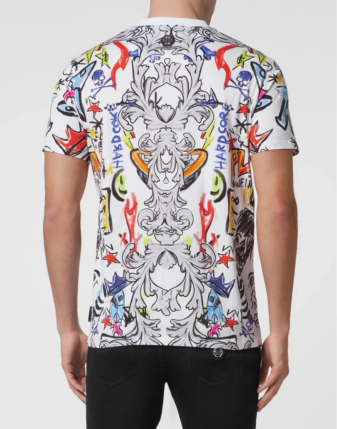 T-shirt Round Neck SS with Crystals, цвет: Белый