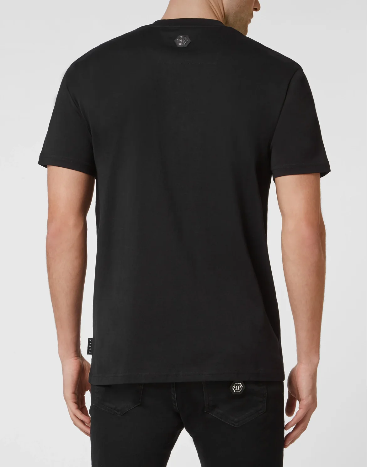 T-shirt Round Neck SS with Crystals, цвет: Черный