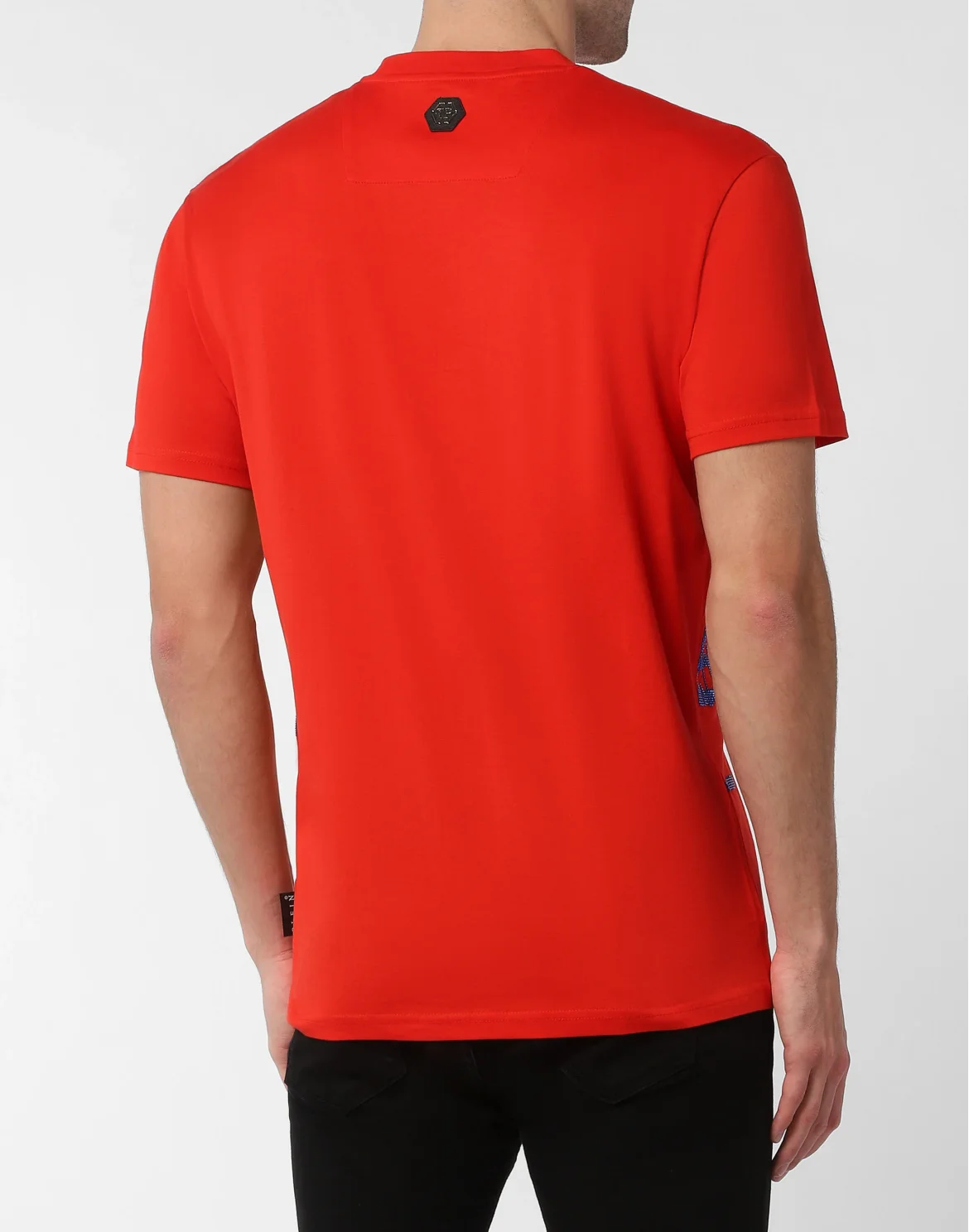 T-shirt Round Neck SS with Crystals, цвет: Красный
