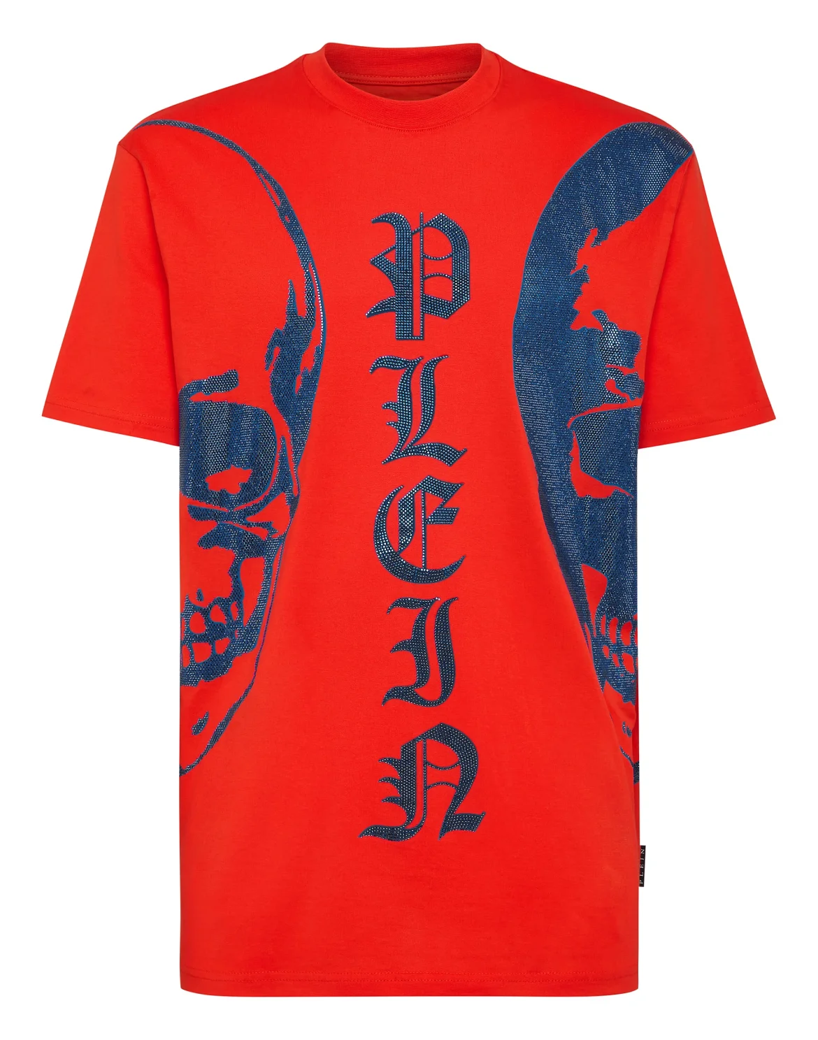 T-shirt Round Neck SS with Crystals, цвет: Красный