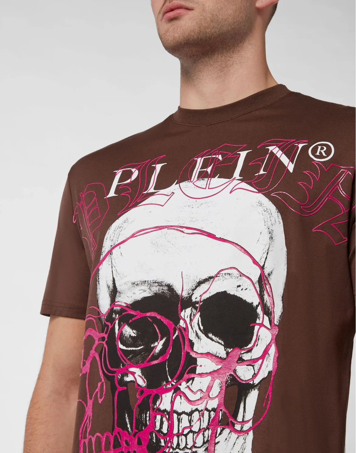 T-shirt Round Neck SS, цвет: Коричневый