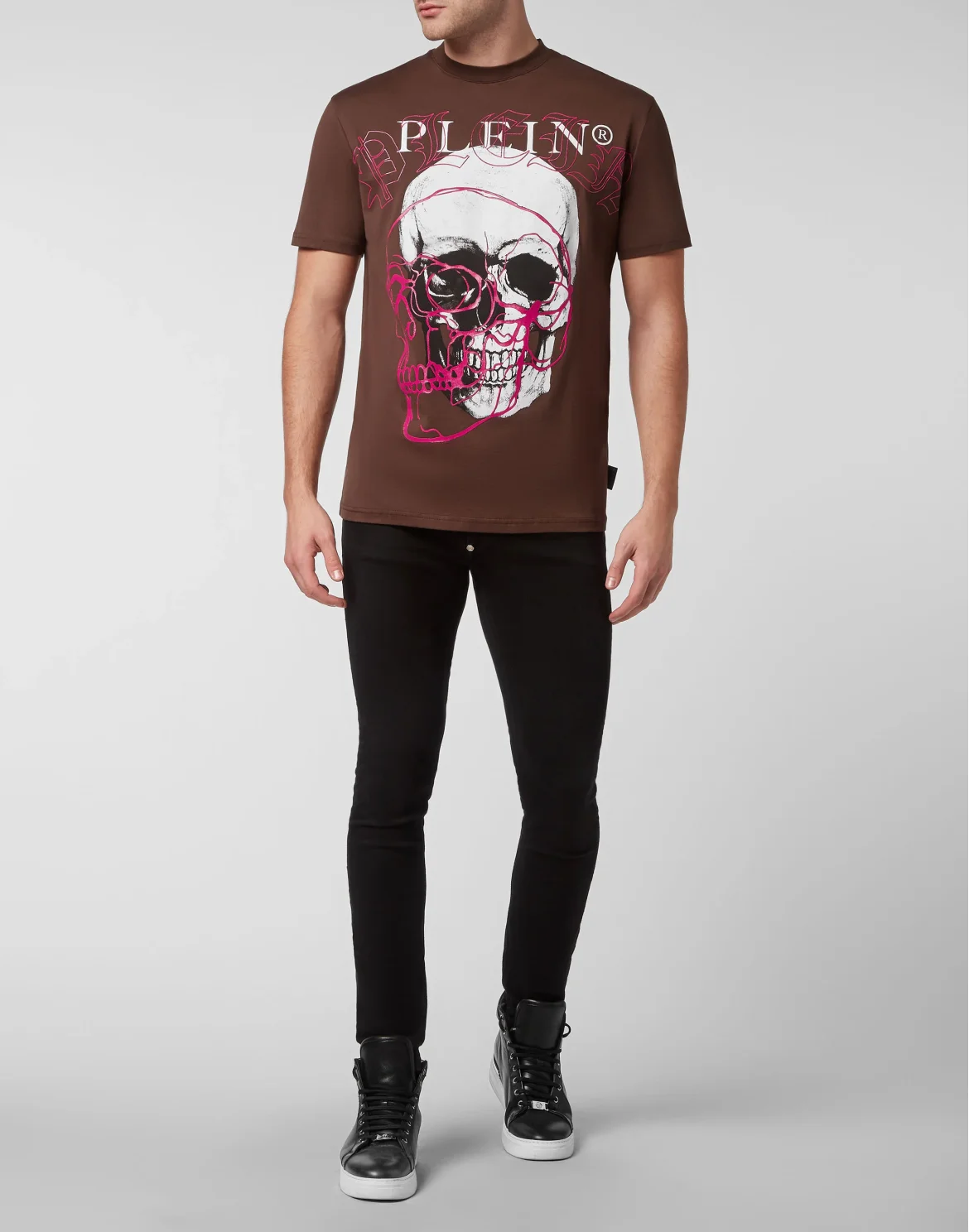 T-shirt Round Neck SS, цвет: Коричневый