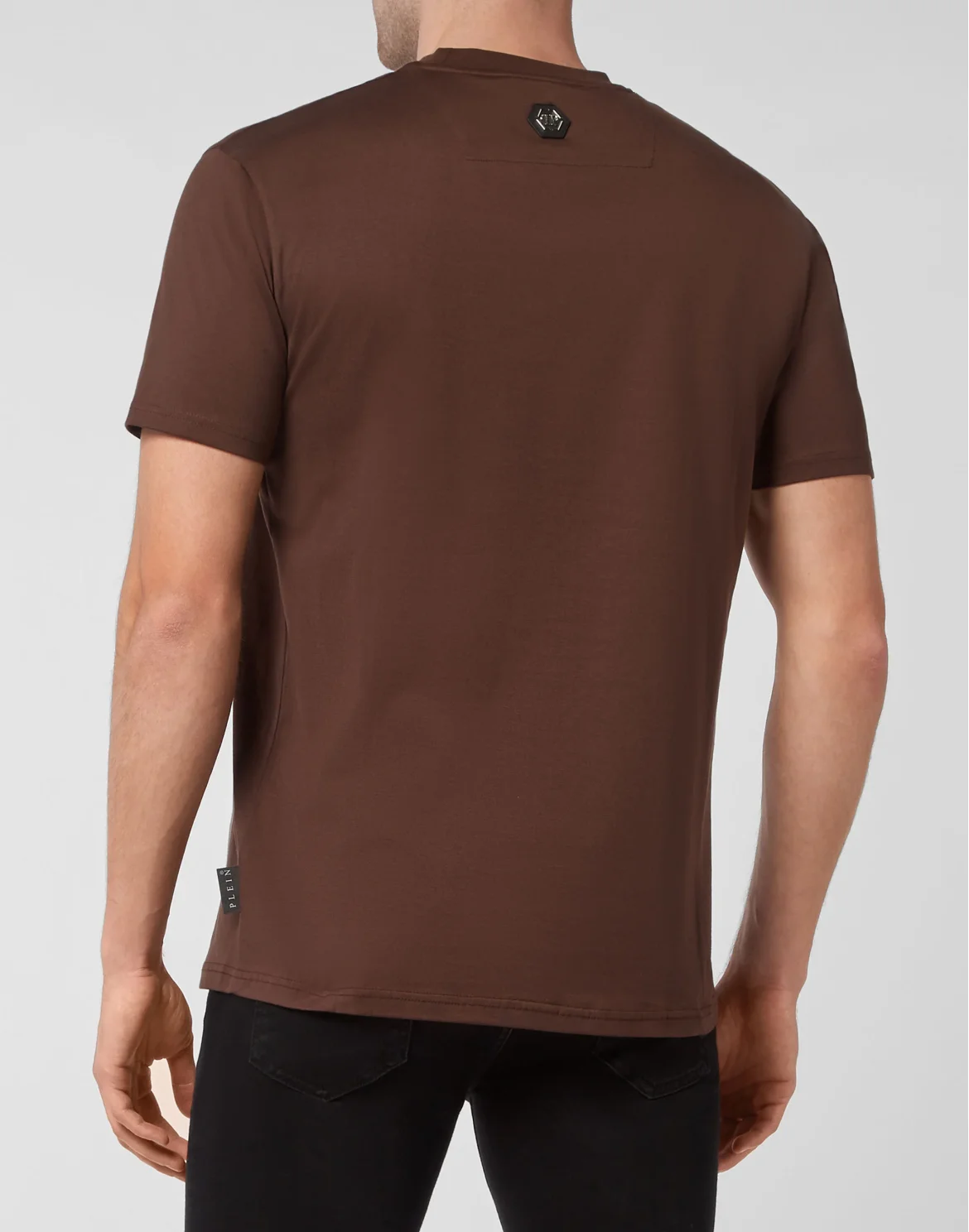 T-shirt Round Neck SS, цвет: Коричневый