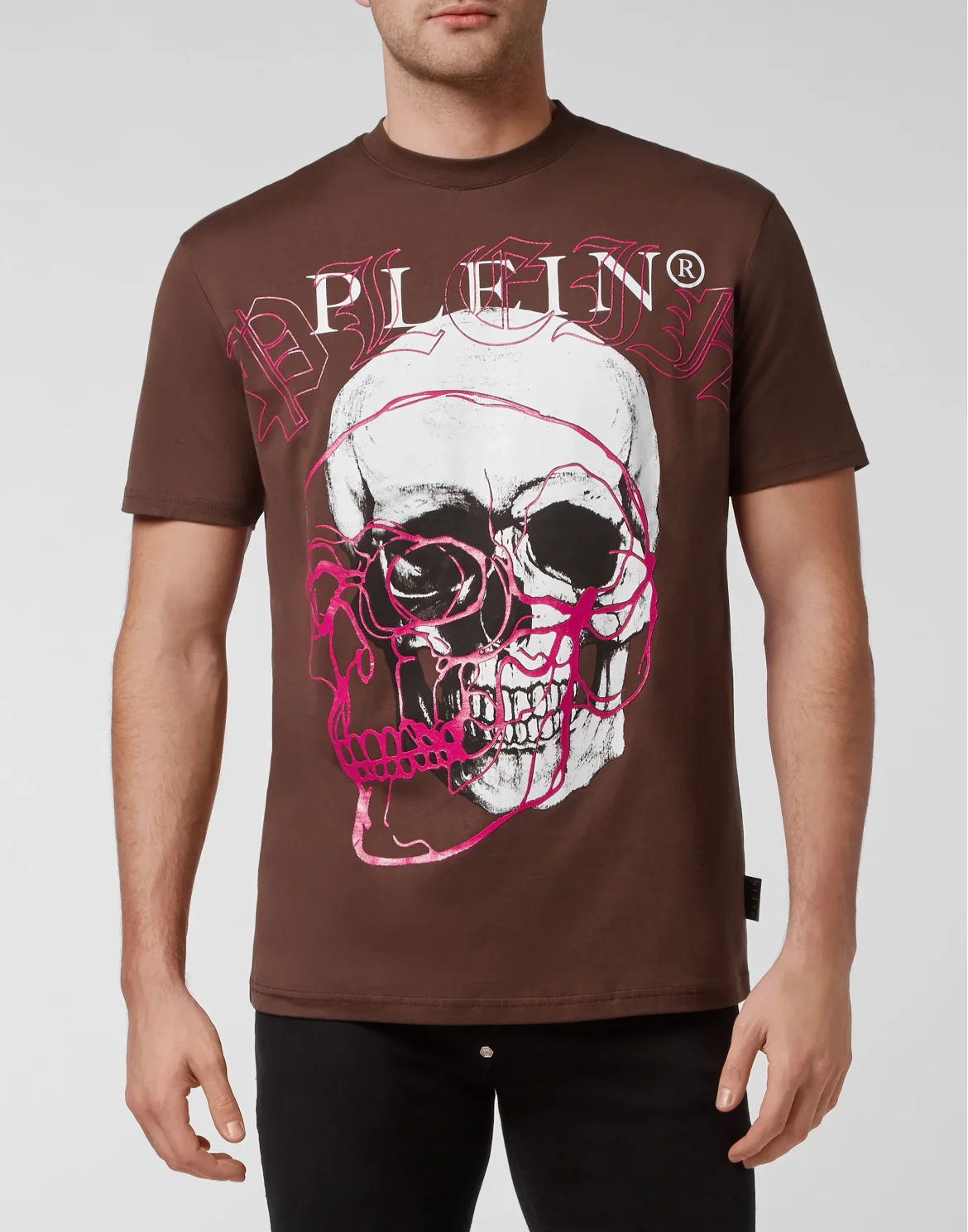 T-shirt Round Neck SS, цвет: Коричневый