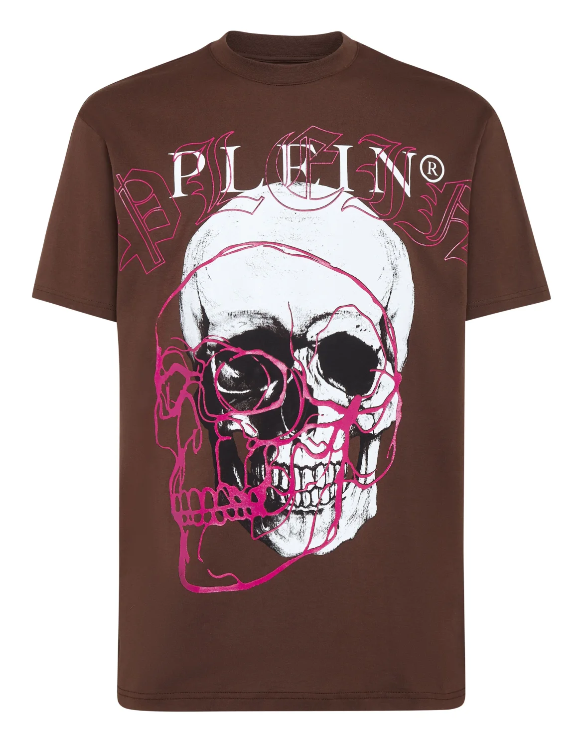 T-shirt Round Neck SS, цвет: Коричневый