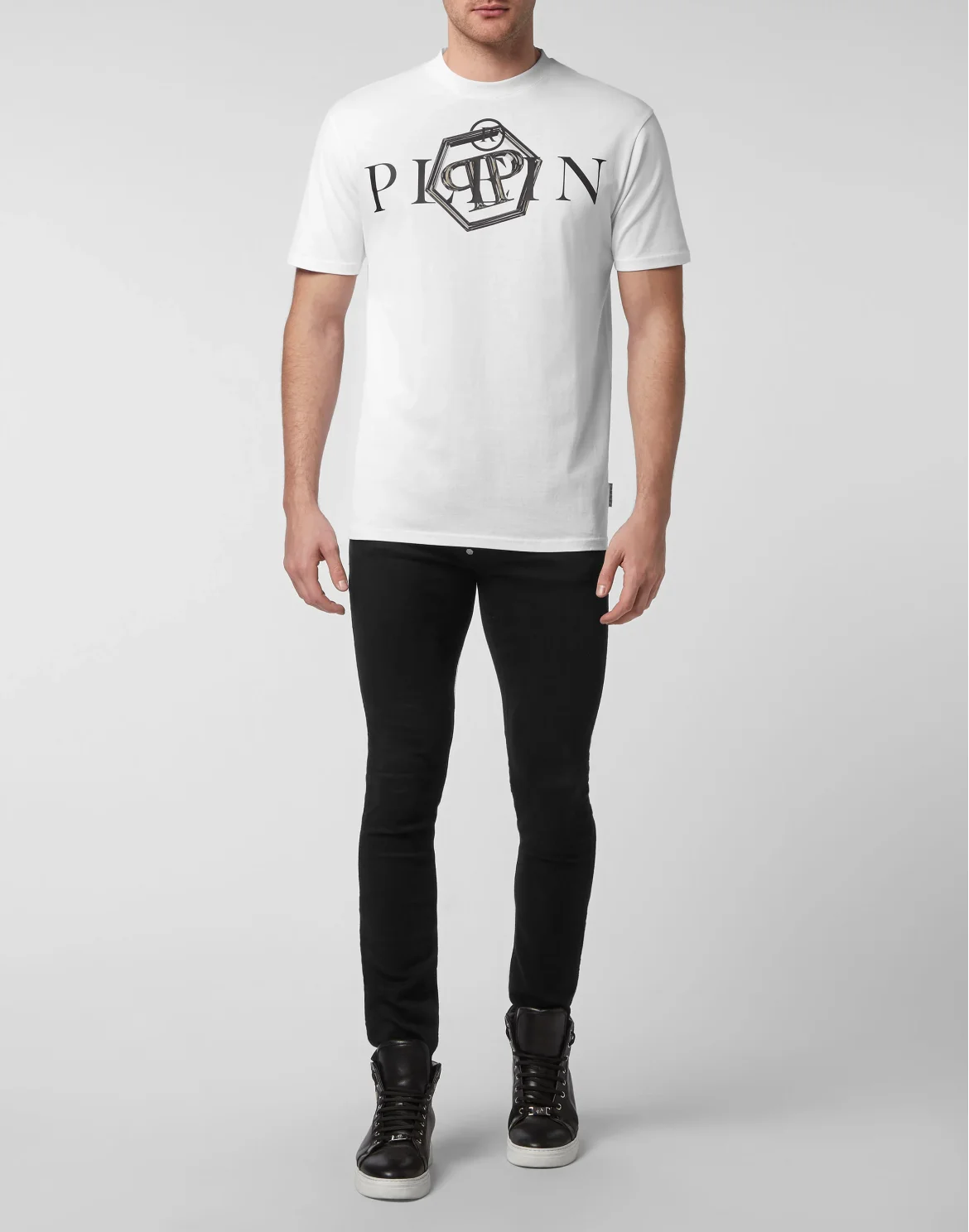 T-shirt Round Neck SS Philipp Plein TM, цвет: Белый