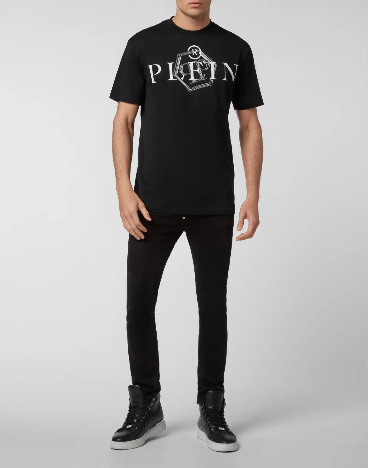T-shirt Round Neck SS Philipp Plein TM, цвет: Черный