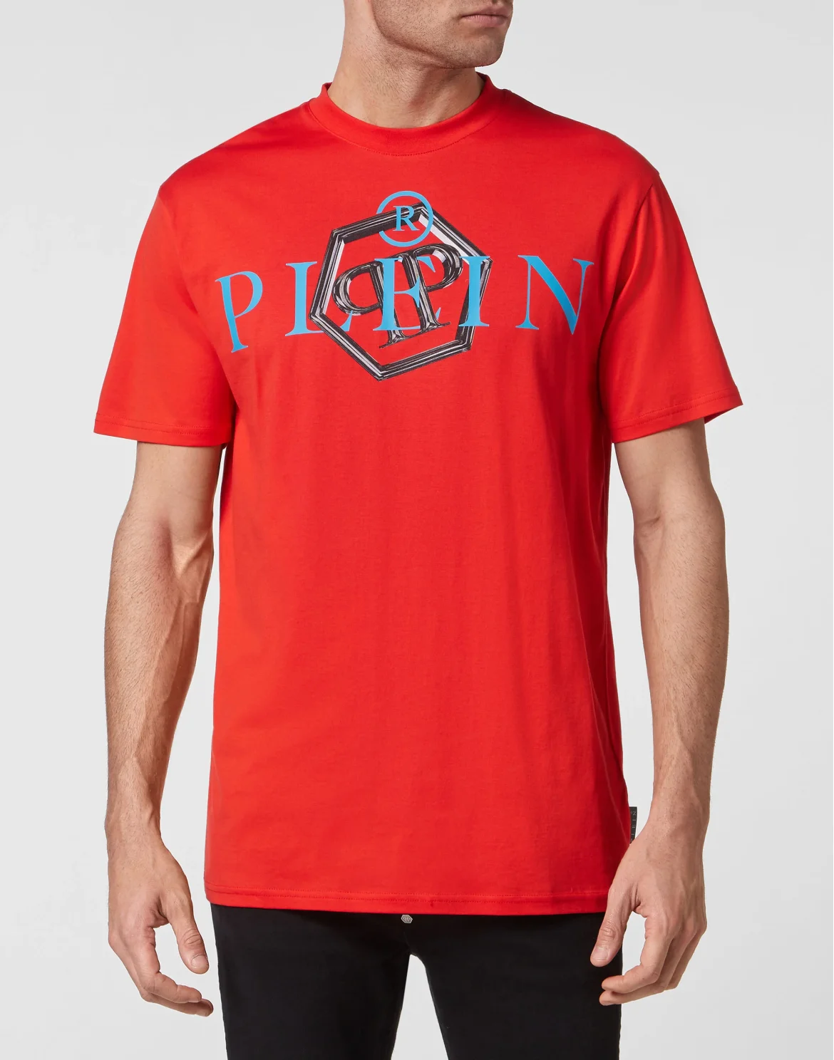T-shirt Round Neck SS Philipp Plein TM, цвет: Красный