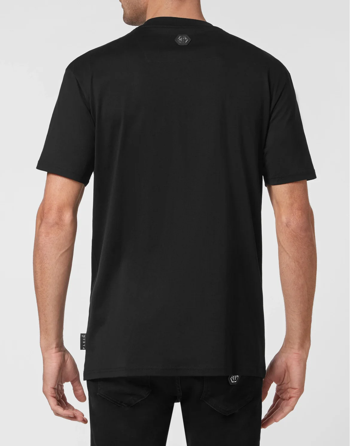 T-shirt Round Neck SS with Crystals, цвет: Черный