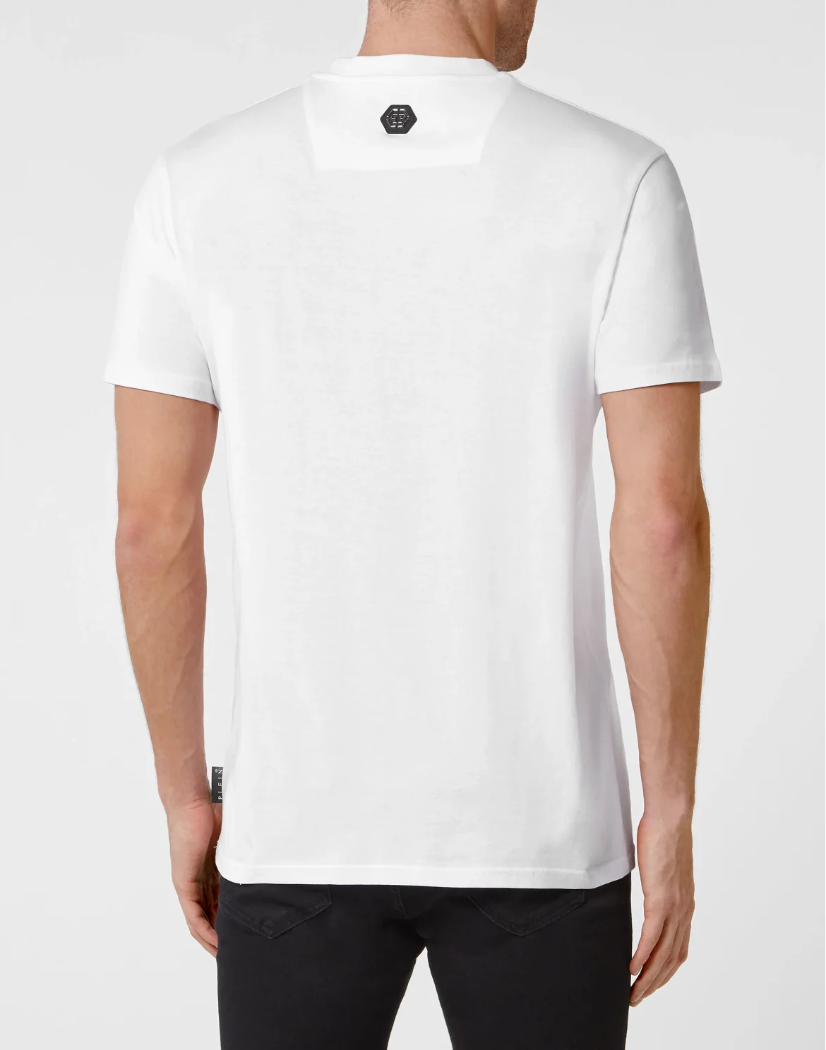 T-shirt Round Neck SS with Crystals, цвет: Белый