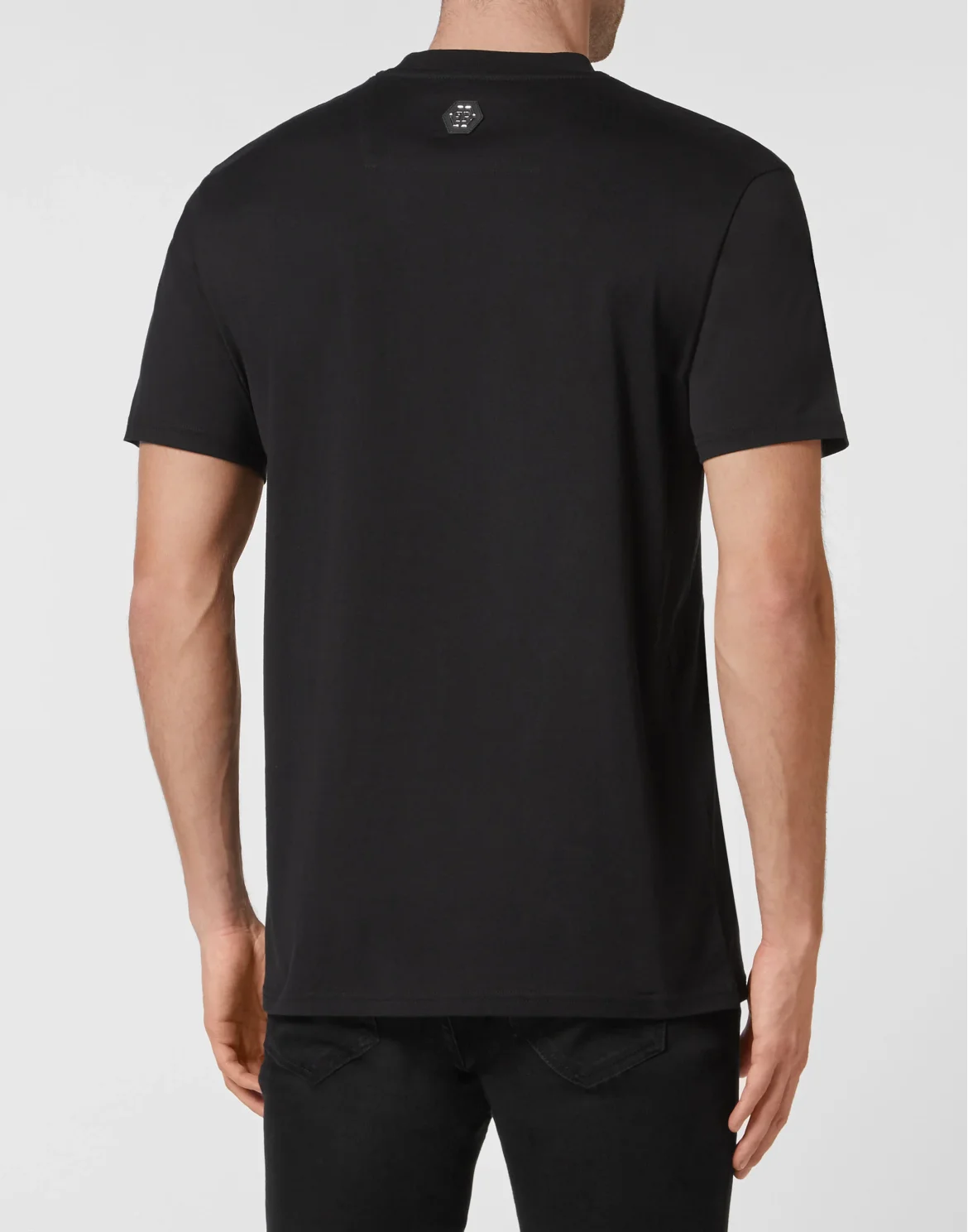 T-shirt Round Neck SS with Crystals, цвет: Черный