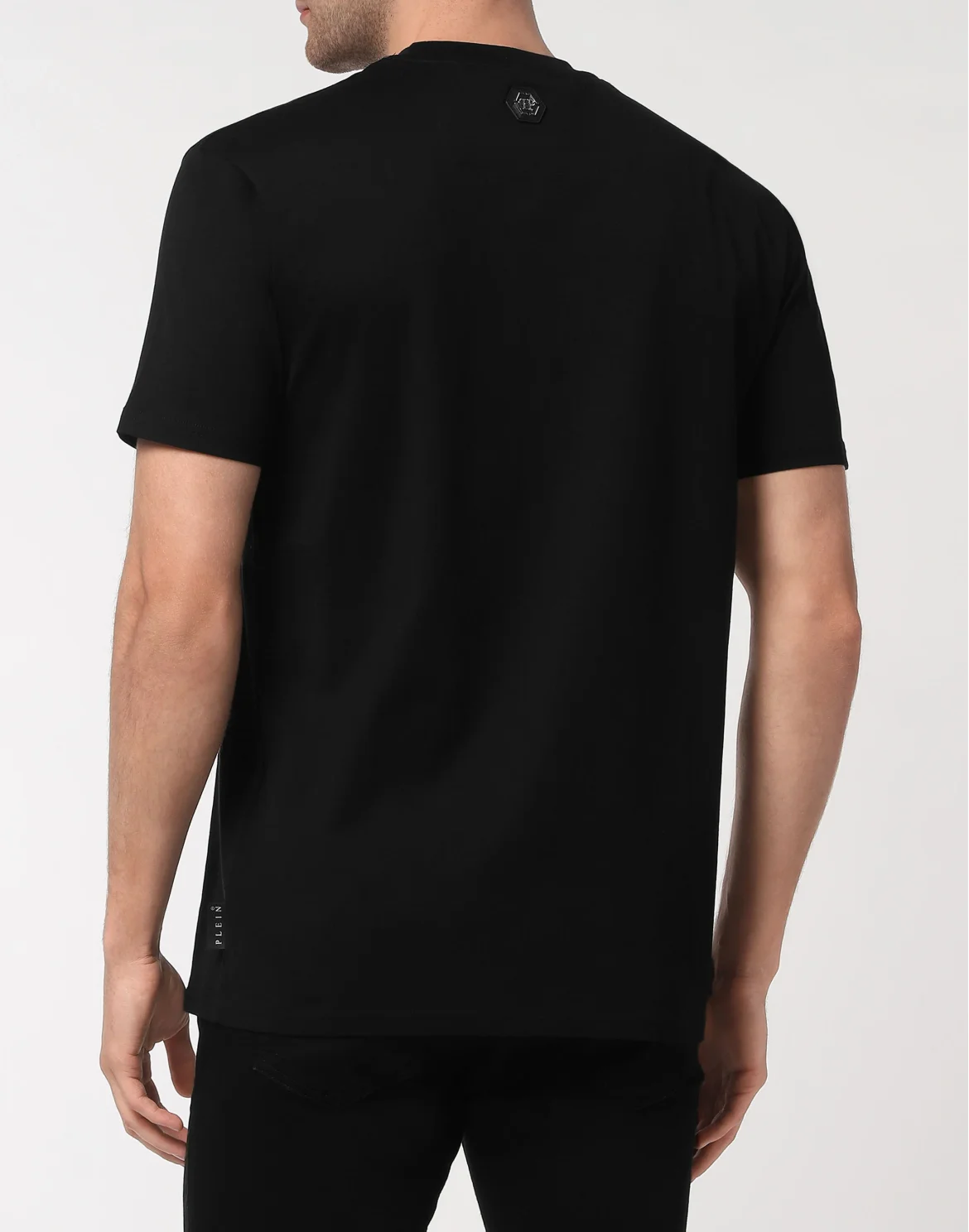 T-shirt Round Neck SS with Crystals, цвет: Черный