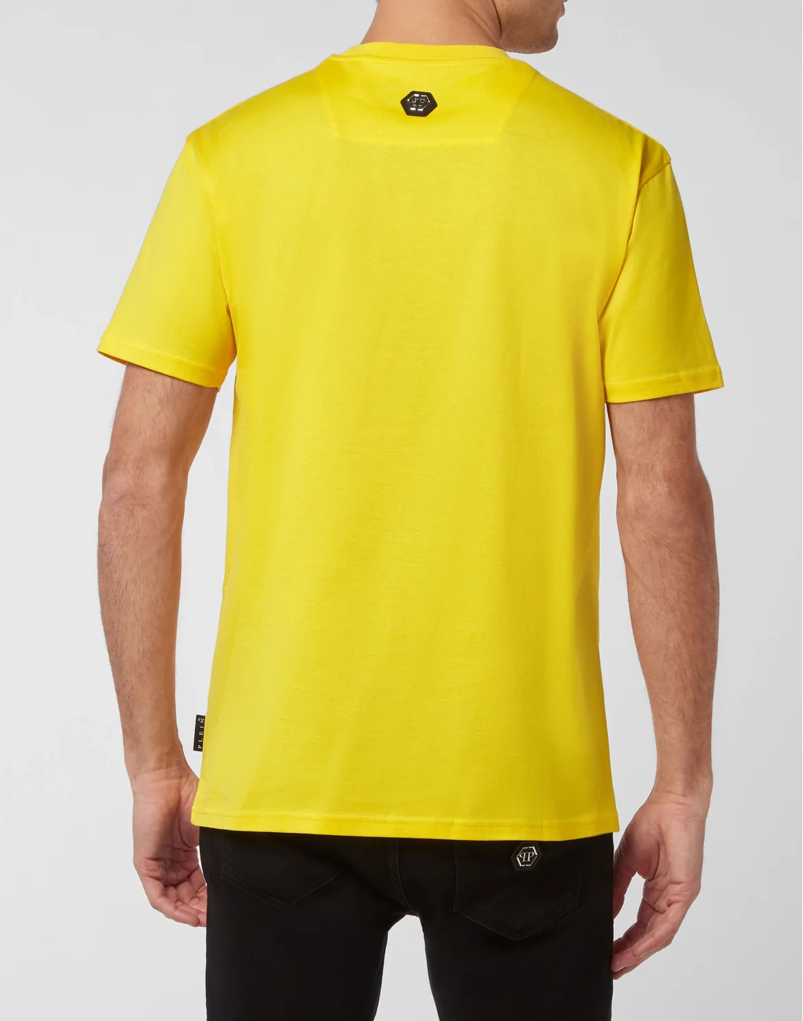 T-shirt Round Neck SS with Crystals, цвет: Желтый