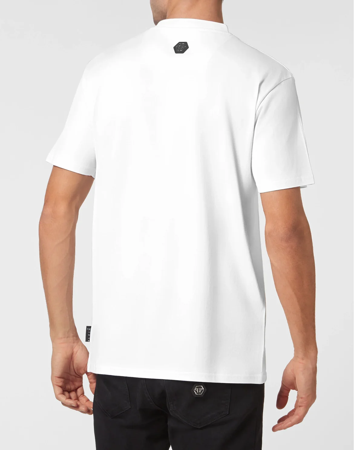 T-shirt Round Neck SS with Crystals, цвет: Белый