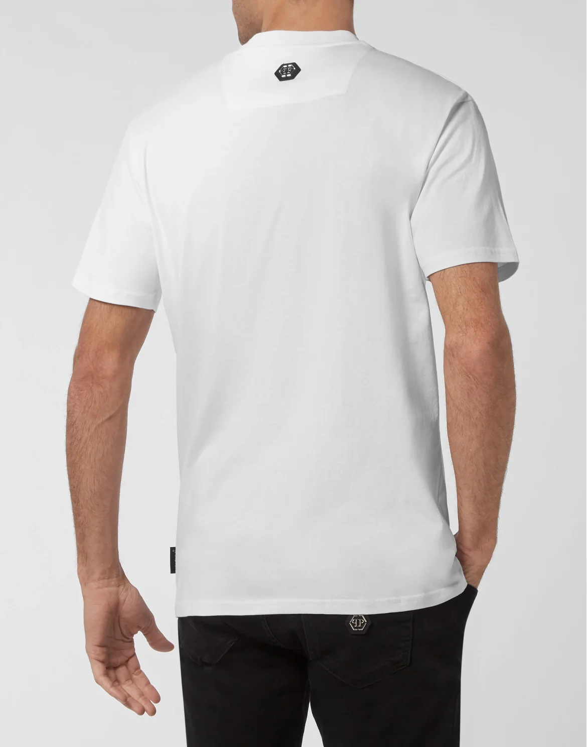 T-shirt Round Neck SS with Crystals, цвет: Белый