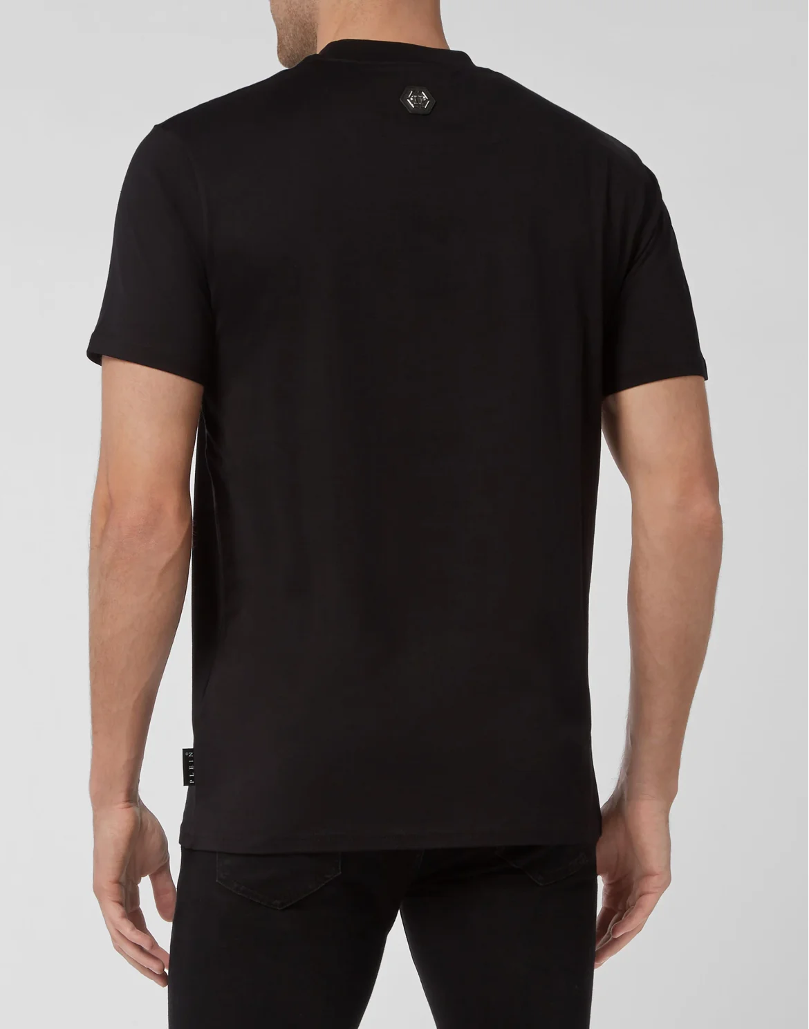 T-shirt Round Neck SS with Crystals, цвет: Черный