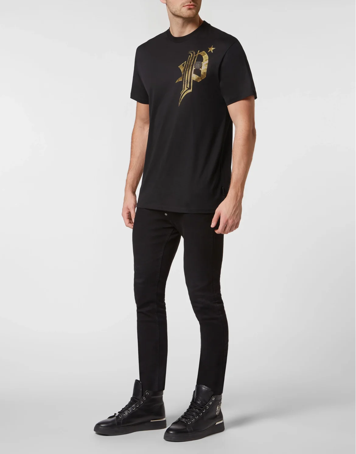T-shirt Round Neck SS Philipp Plein TM, цвет: Черный