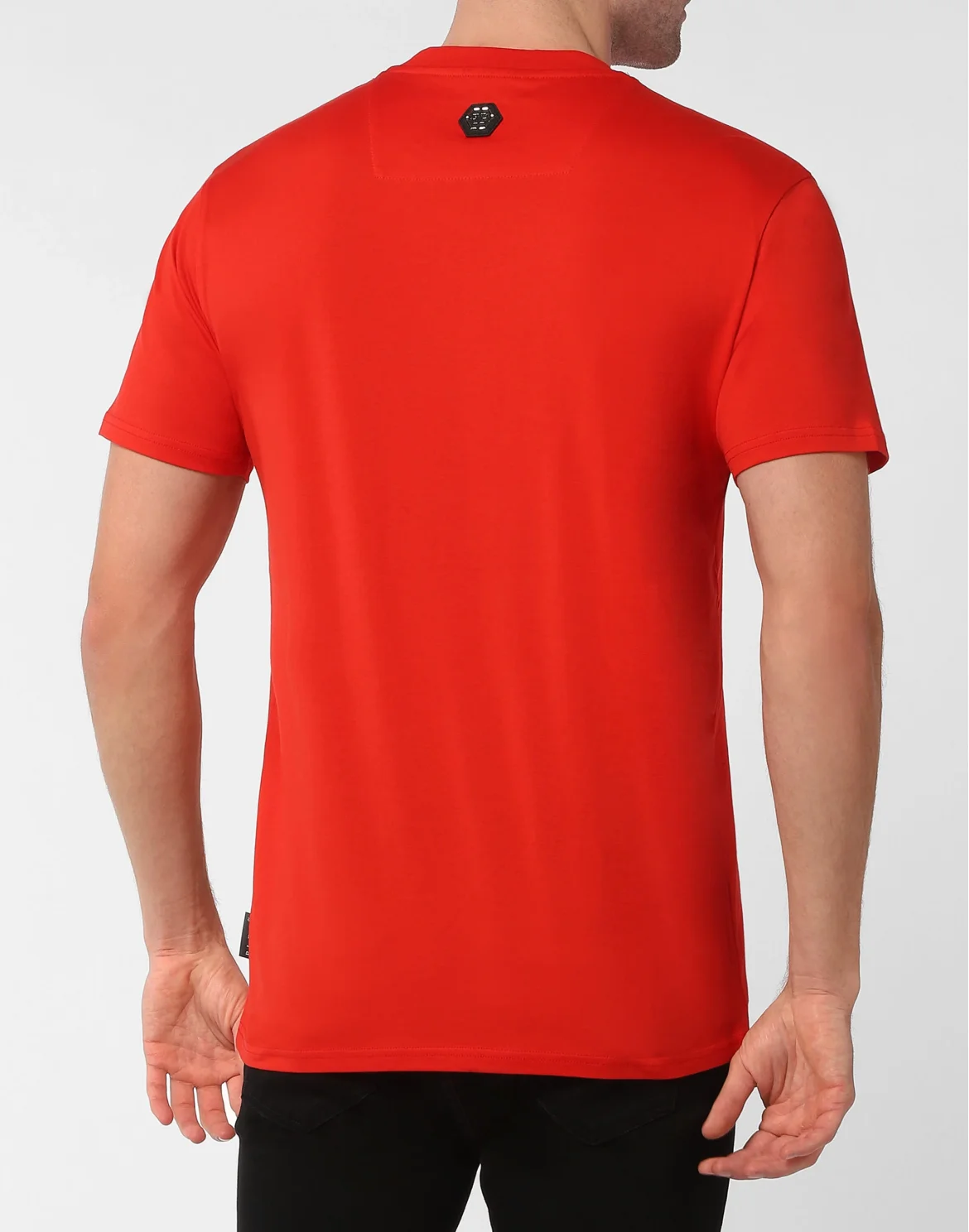 T-shirt Round Neck SS with Crystals, цвет: Красный