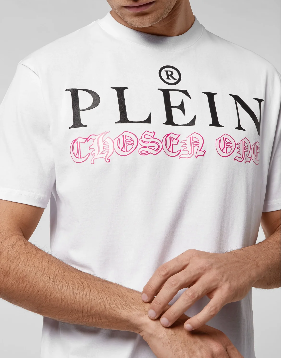 T-shirt Round Neck SS Philipp Plein TM, цвет: Розовый