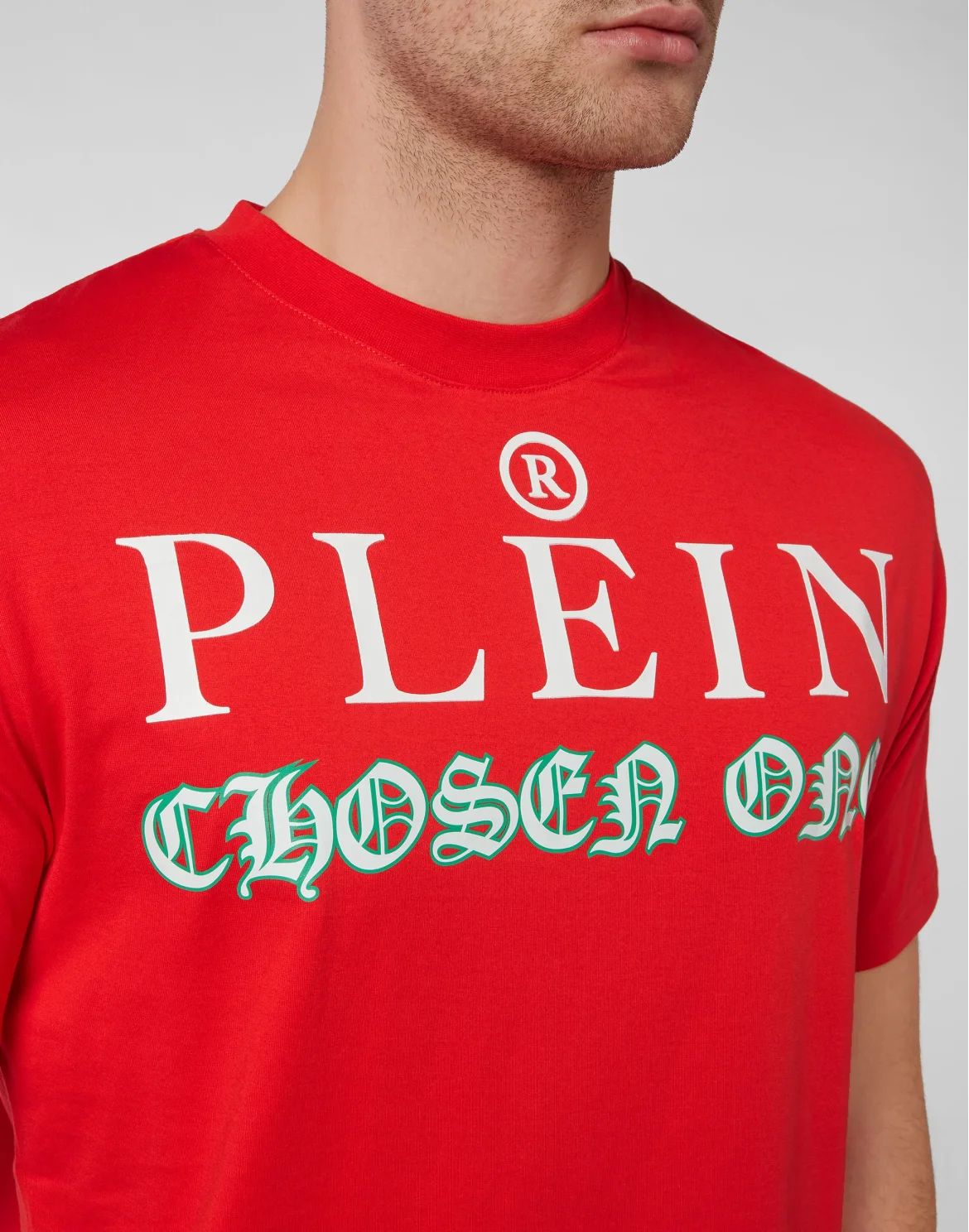 T-shirt Round Neck SS Philipp Plein TM, цвет: Красный