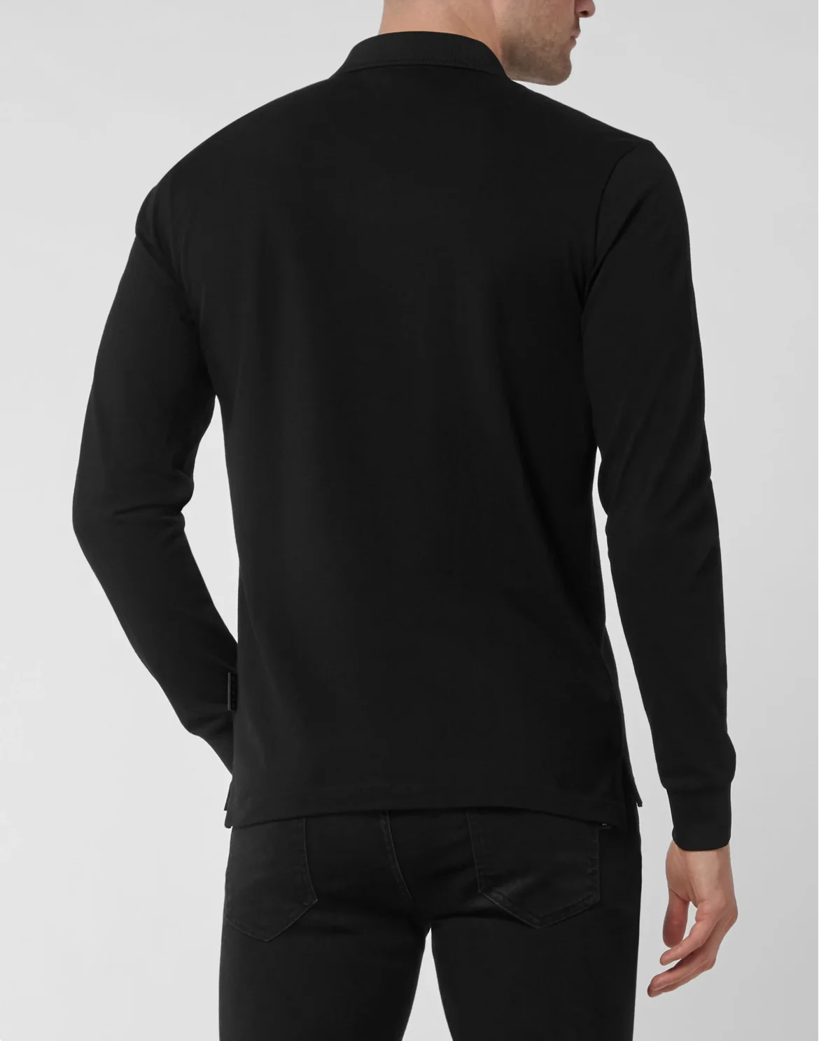Polo shirt LS, цвет: Черный