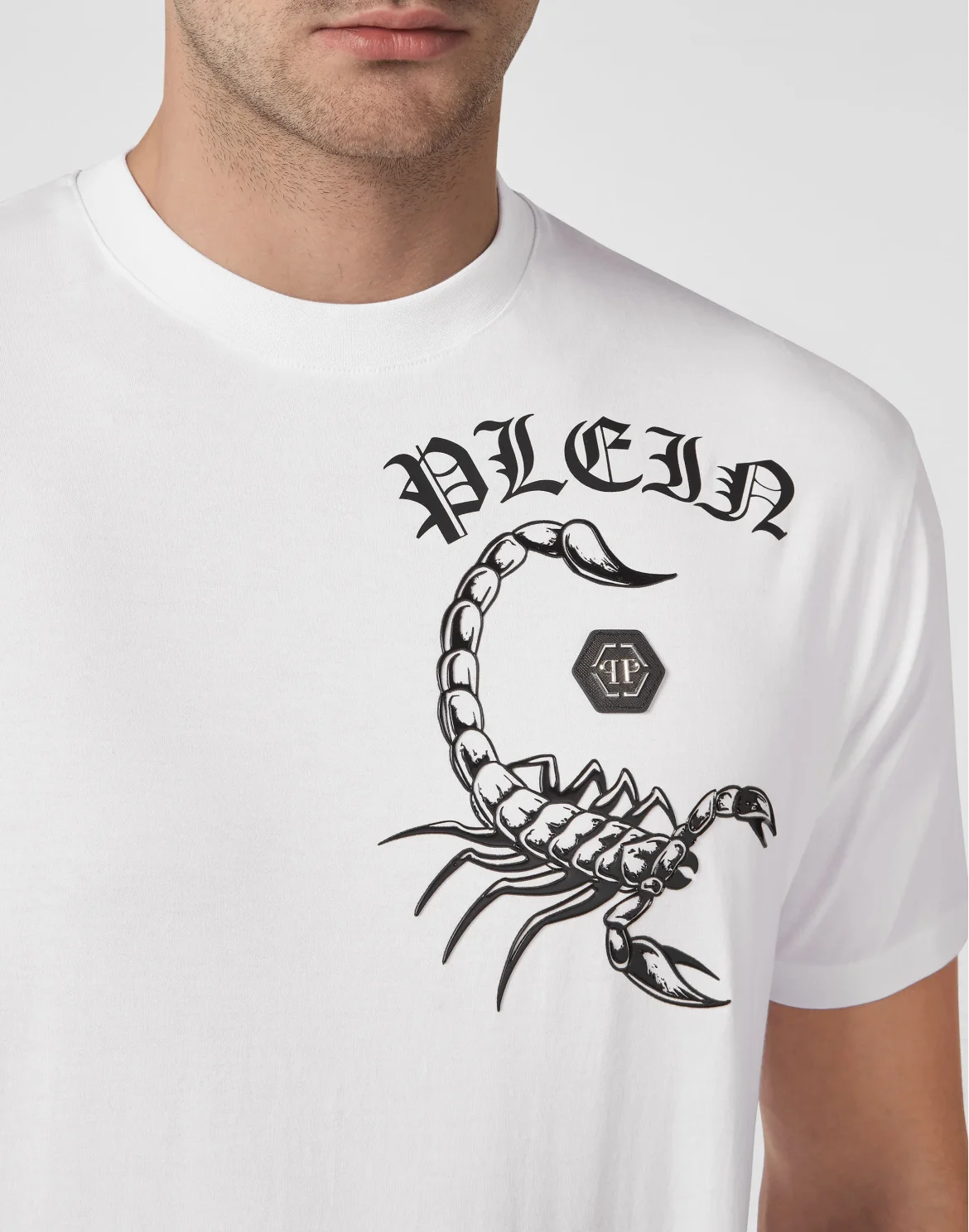 T-shirt Round Neck SS Scorpion, цвет: Белый