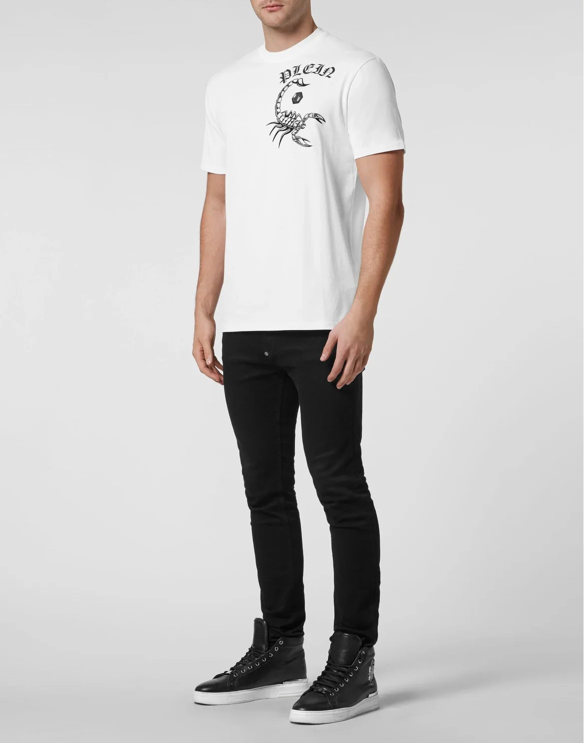 T-shirt Round Neck SS Scorpion, цвет: Белый