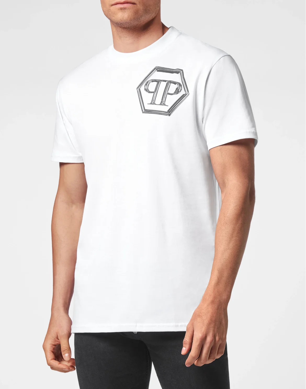 T-shirt Round Neck SS Hexagon, цвет: Белый