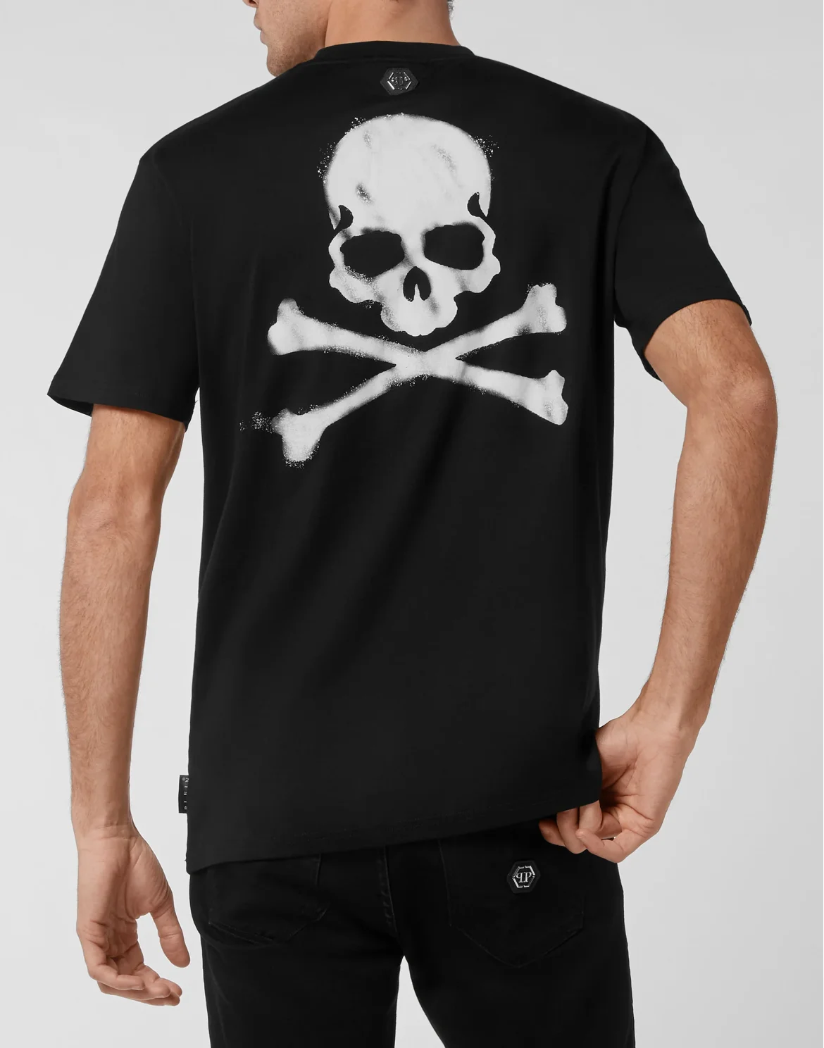 T-shirt Round Neck SS Skull, цвет: Черный