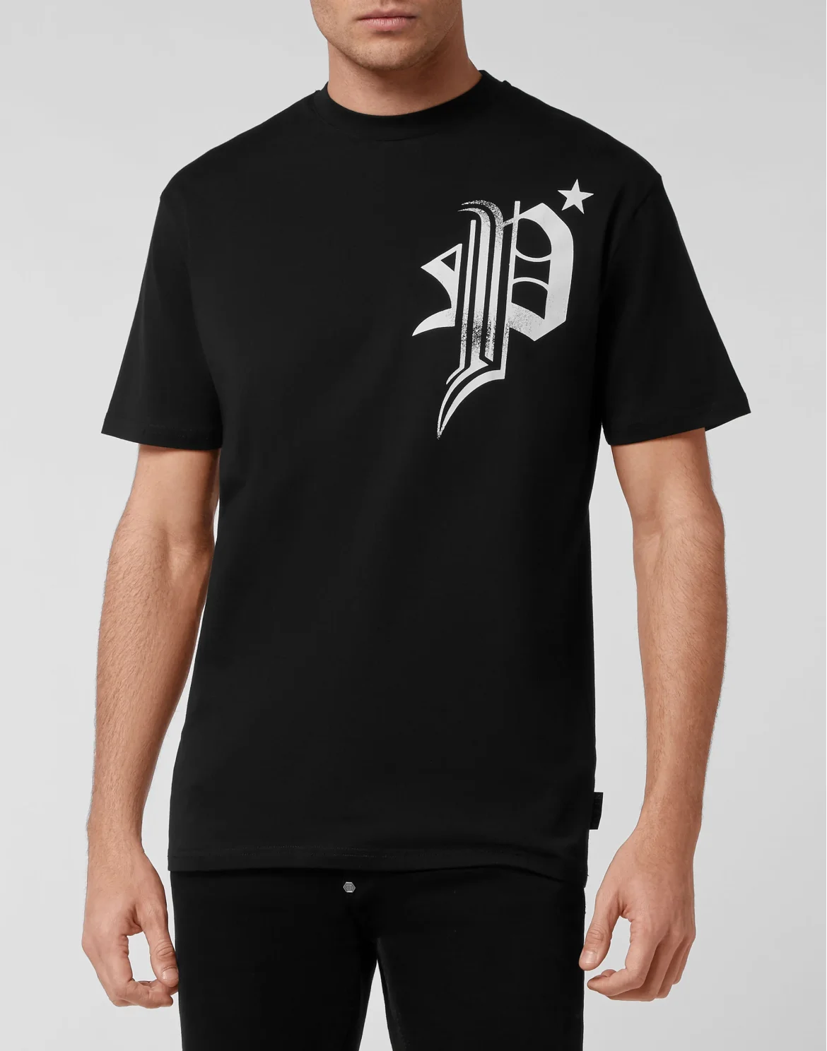 T-shirt Round Neck SS Skull, цвет: Черный