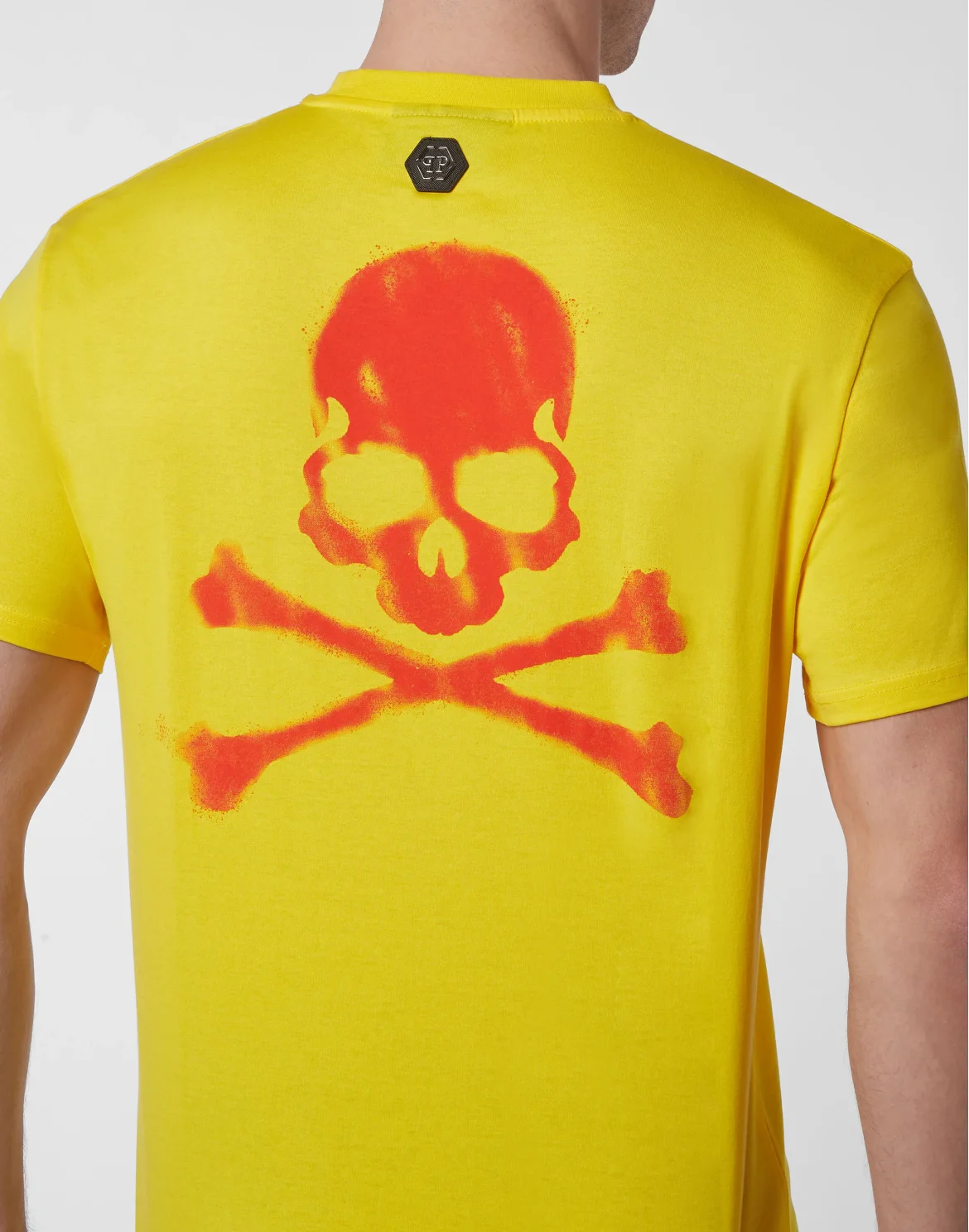 T-shirt Round Neck SS Skull, цвет: Желтый
